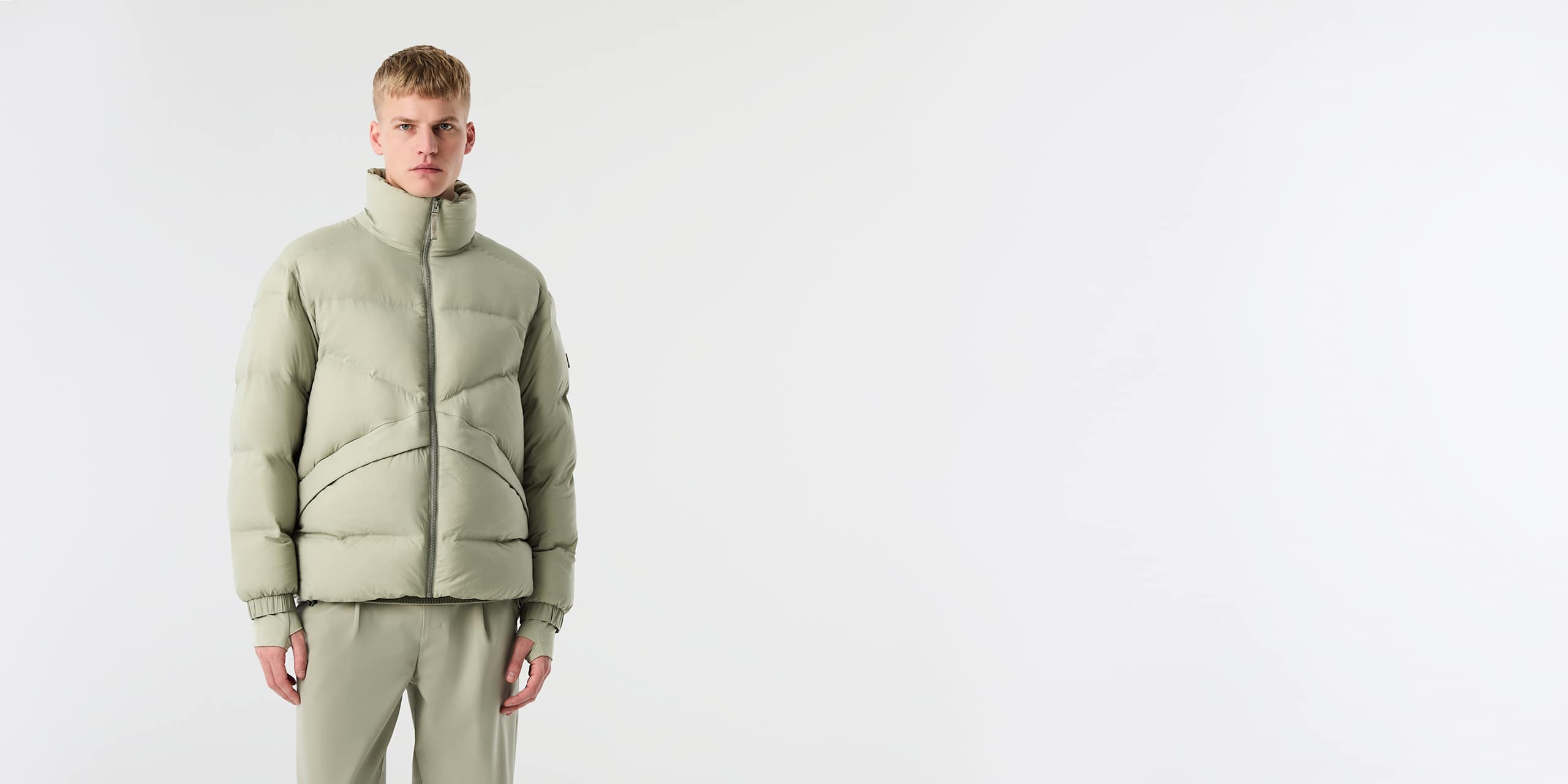 AlphaTauri | OLAVON V1.Y10.02 | Packable Ultra Light Down Jacket in Dark Sage für Herren