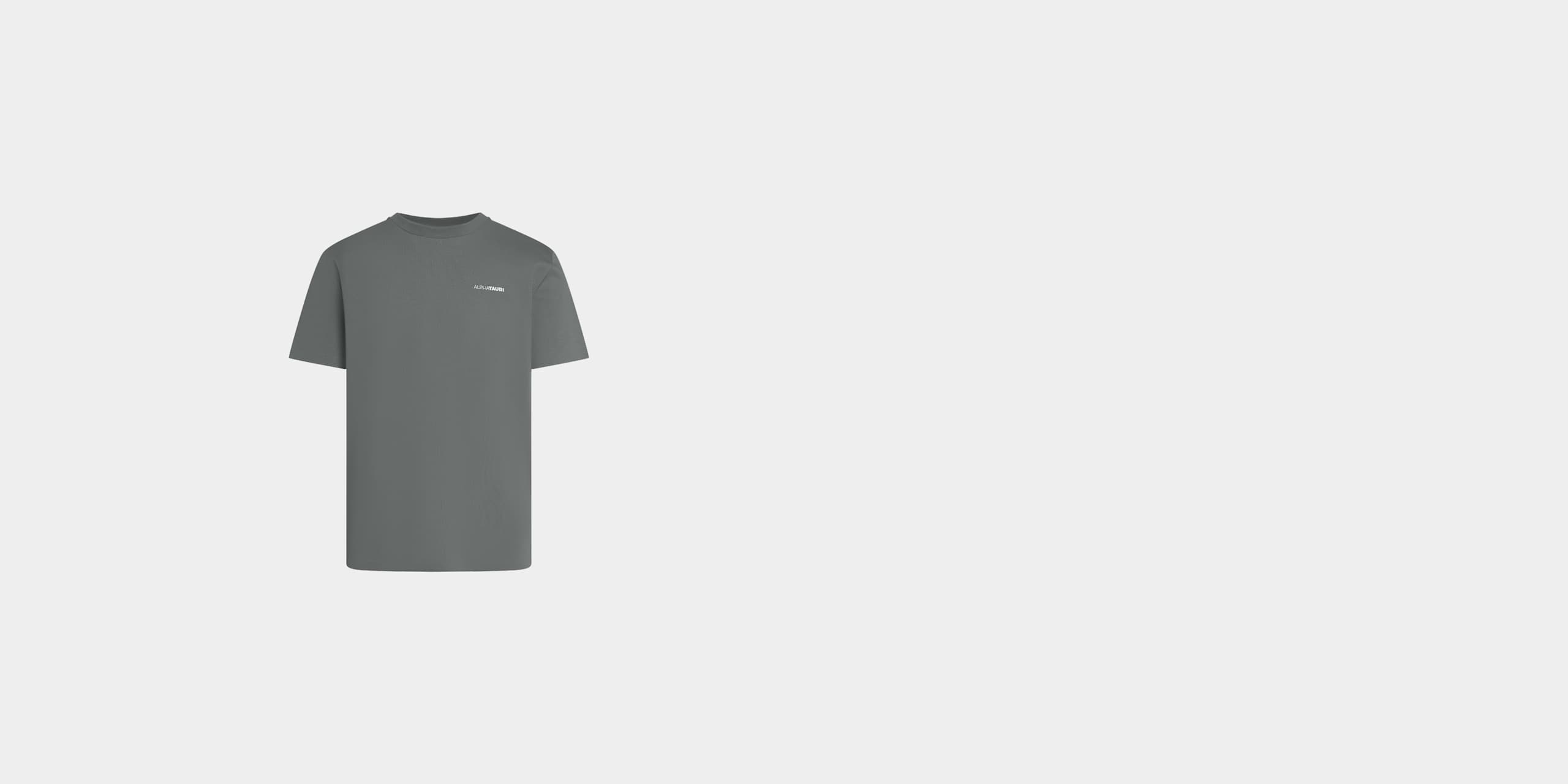 AlphaTauri | JOSSAL V1.Y10.02 | Organic Cotton T-Shirt with Backprint in Dark Moss for Men