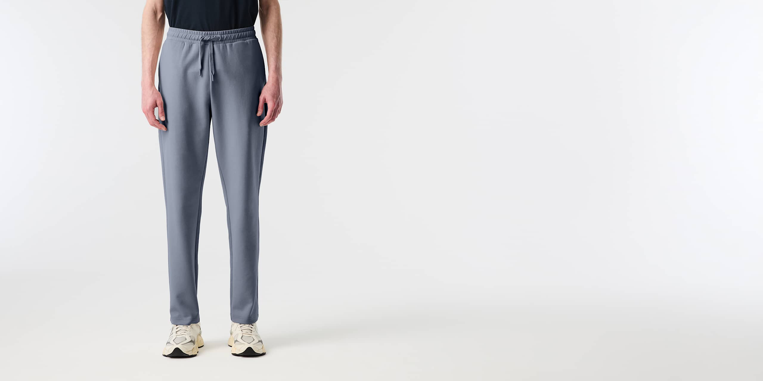 AlphaTauri | PANCY V1.Y10.02 | Jogginghose aus Interlock-Jersey in Graublau für Herren