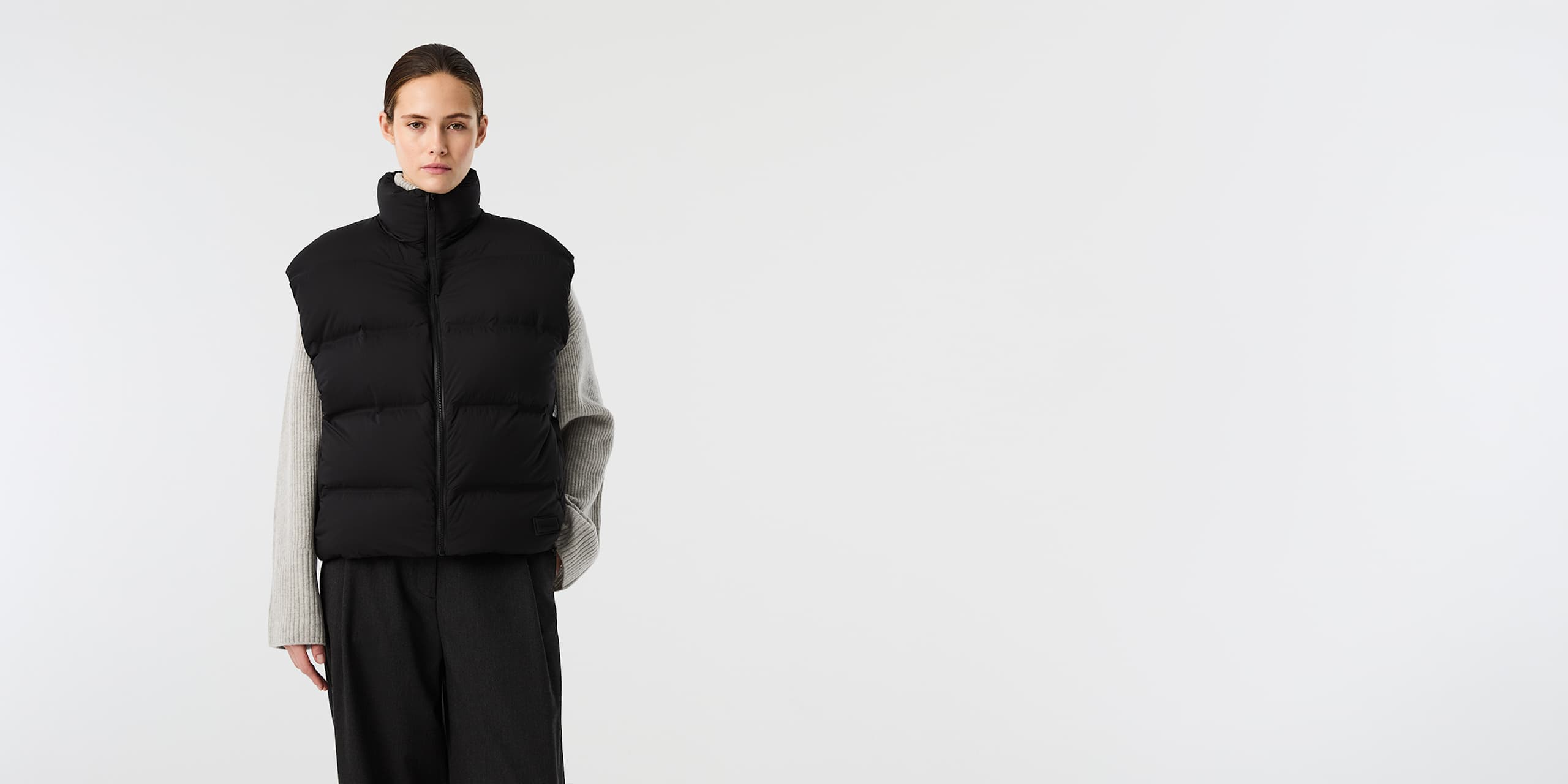 AlphaTauri | OAVENNA V1.Y10.02 | Ultra-light Down Vest in Black for Women