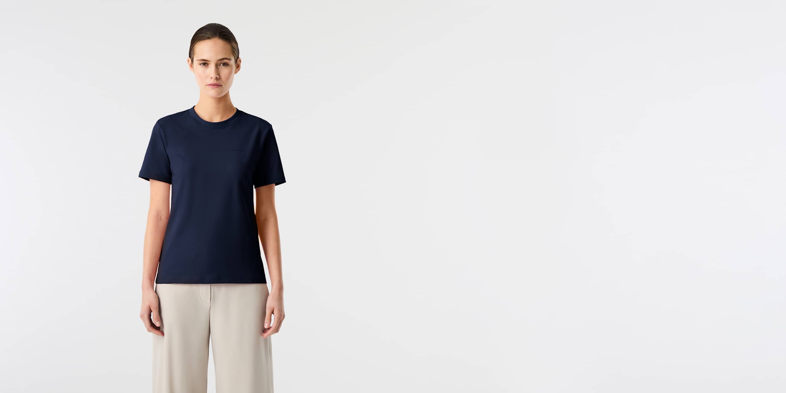 AlphaTauri | JOSTA V1.Y10.02 | T-Shirt aus Bio-Baumwolle in Dark Navy für Damen