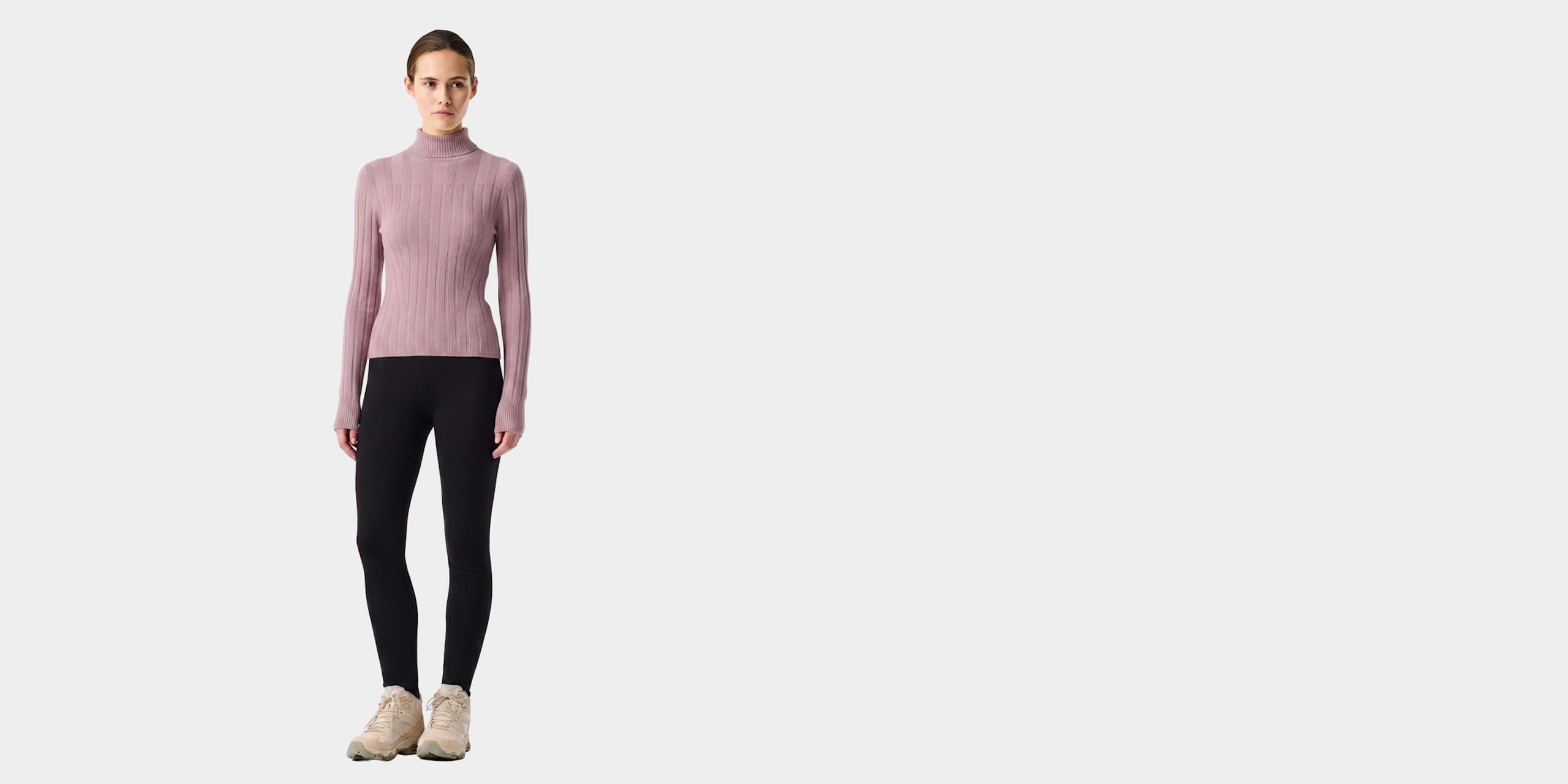AlphaTauri | FEAPEL V1.Y10.02 | Turtleneck 3D Knit Sweater in Dark Rosewood for Donna