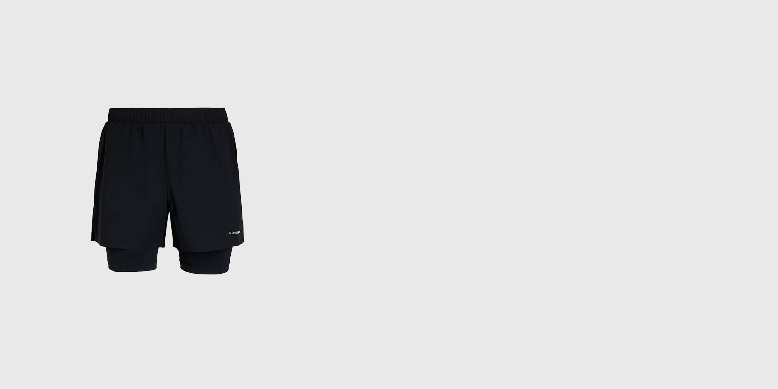 AlphaTauri | Fitness Short | Premium Active in Schwarz für Herren