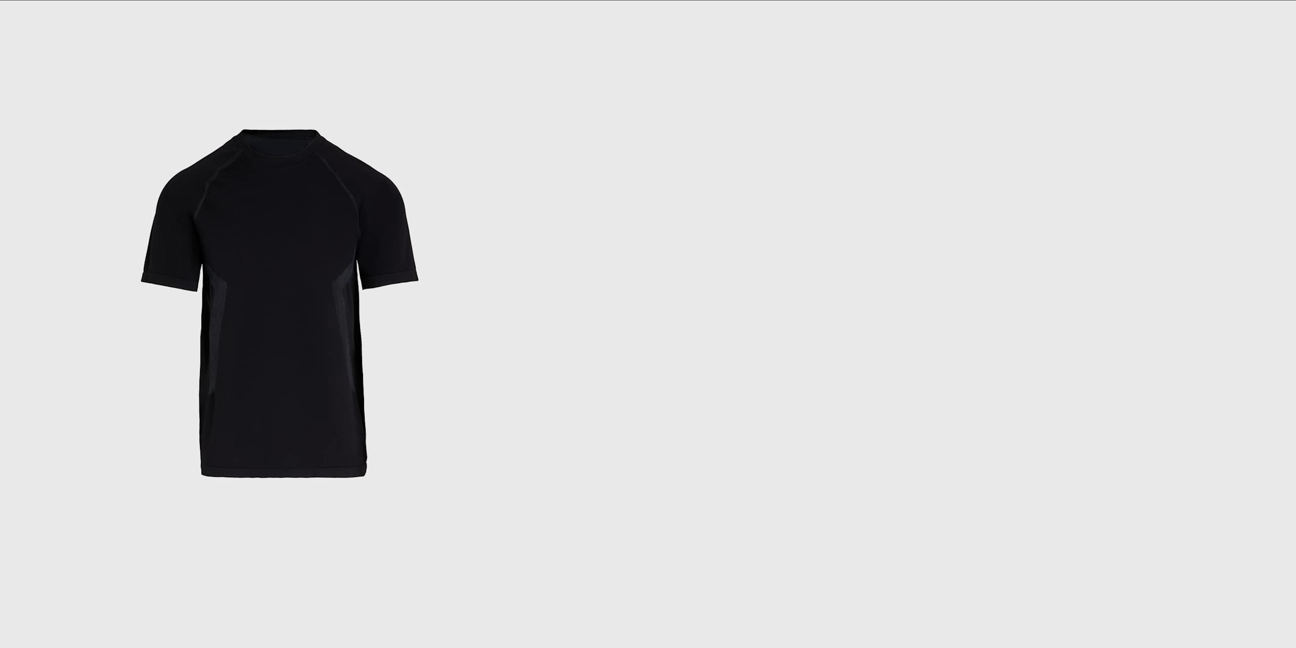 AlphaTauri | T-shirt de fitness en maille 3D sans coutures | Collection Premium Active in Black for Homme