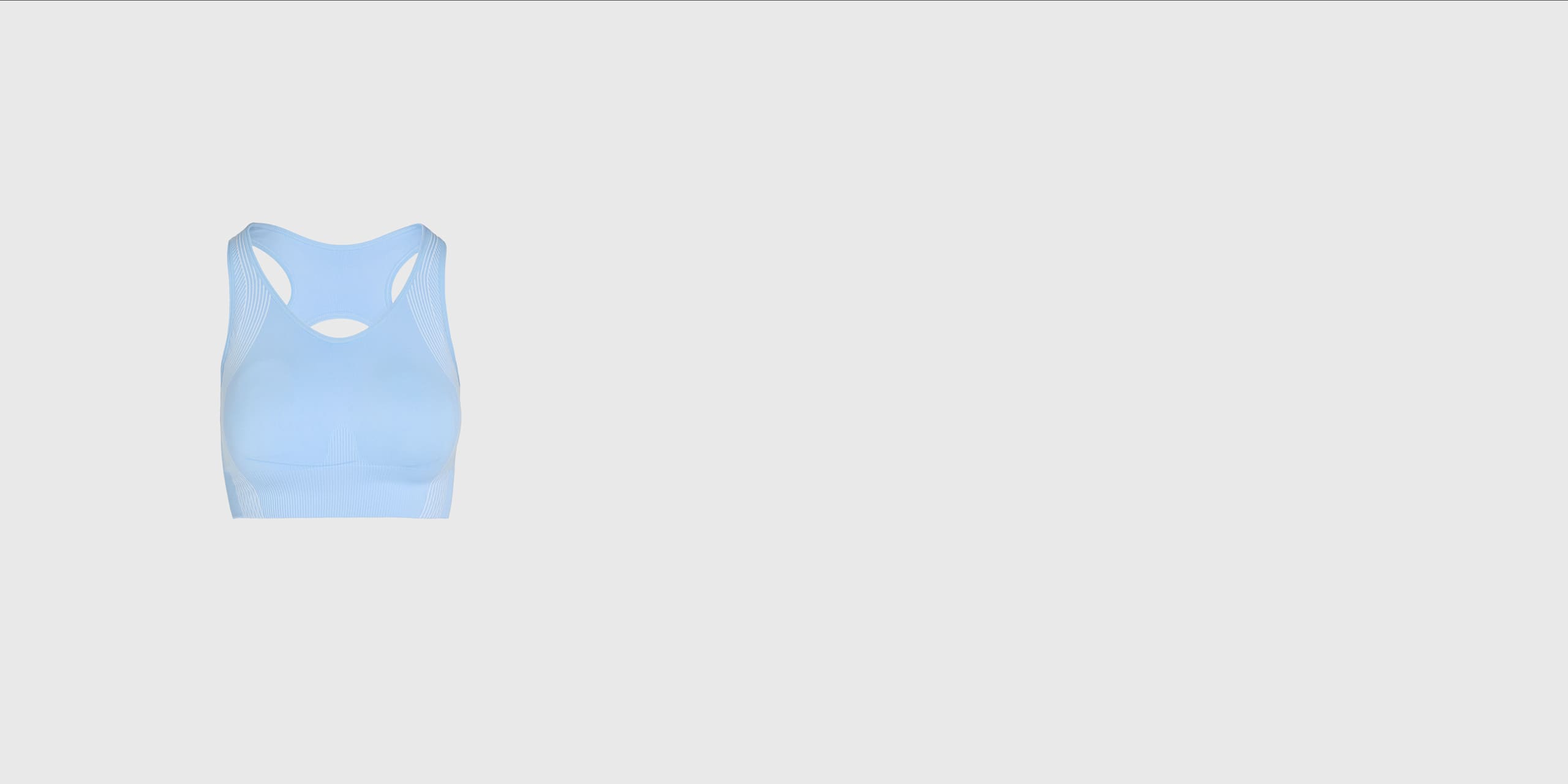 AlphaTauri | Sport-BH aus Funktionsstrick | Premium Active in Zero Blue für Damen