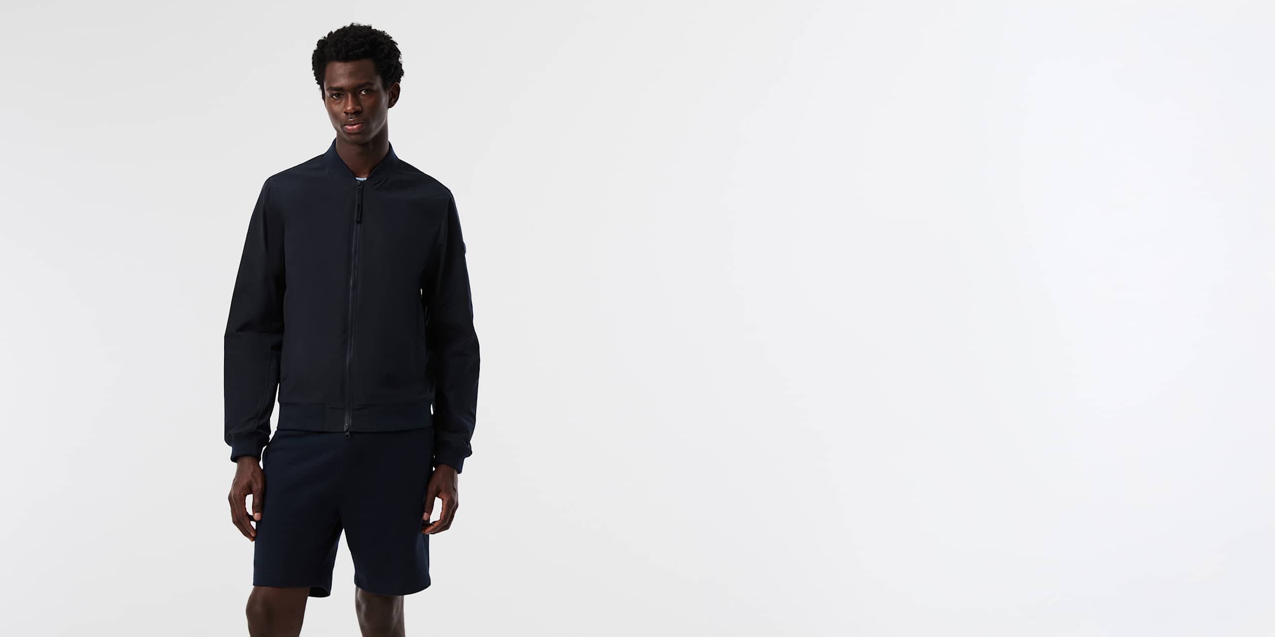 AlphaTauri | OZZT V1.Y10.01 | Veste d’aviateur en softshell in Dark Navy for Homme