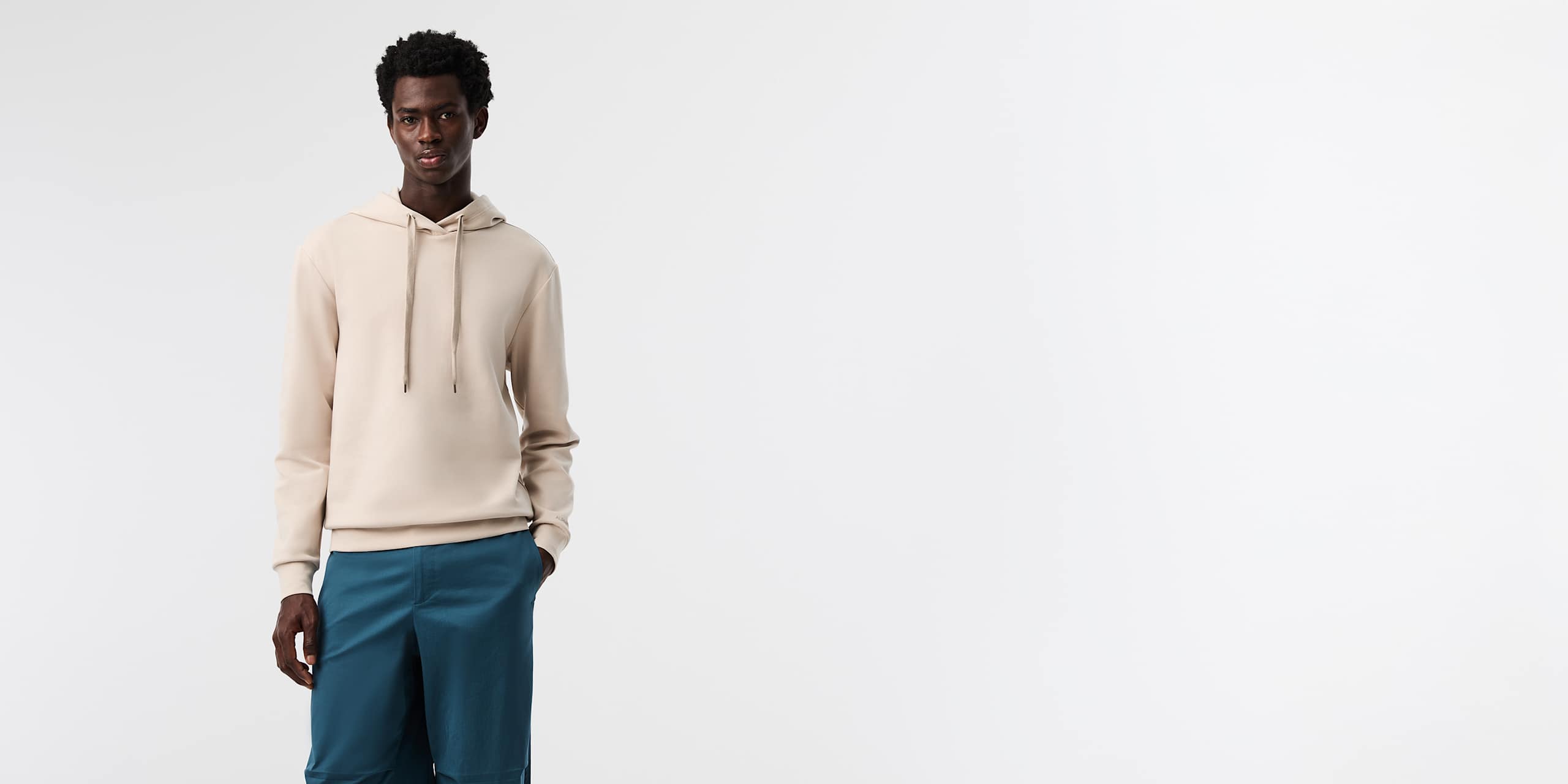 AlphaTauri | SHANO V1.Y10.01 | Hoodie aus Biobaumwolle in Dune für Herren