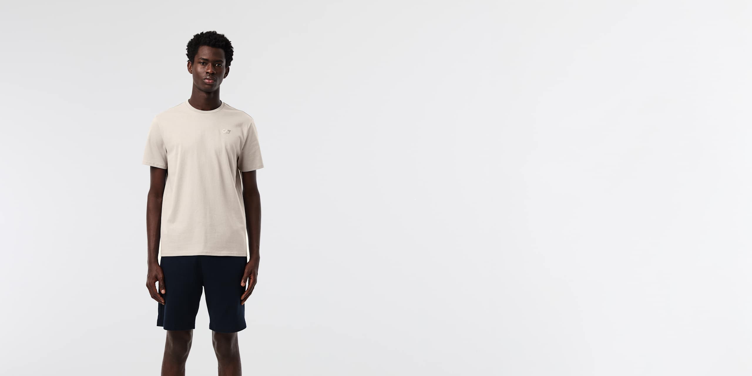 AlphaTauri | JOTTA V2.Y10.01 | T-Shirt aus Biobaumwolle in Stone für Herren