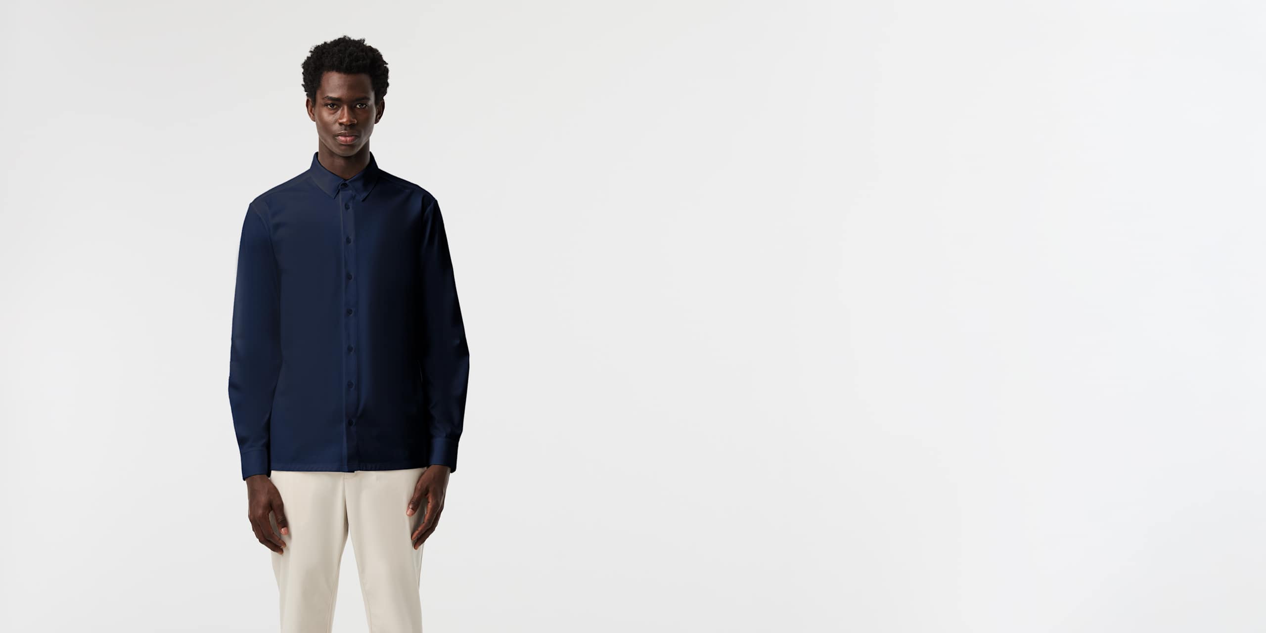 AlphaTauri | WYMI V1.Y10.01 | Hemd aus Bio-Baumwolle in Dark Navy für Herren