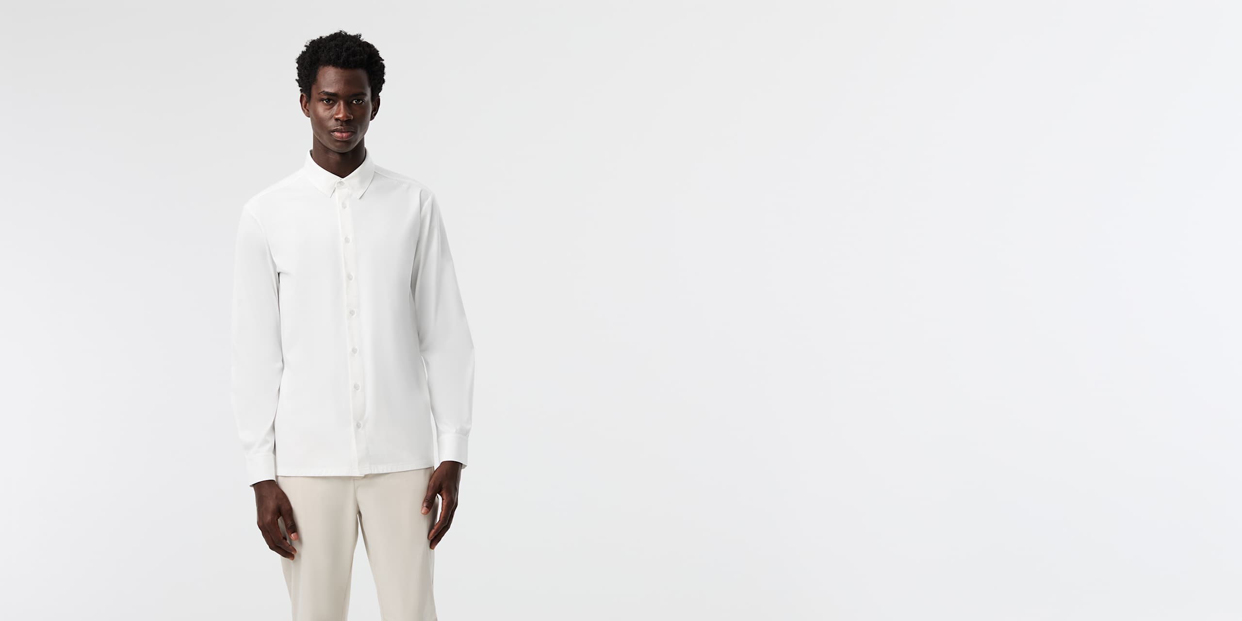 AlphaTauri | WYMI V1.Y10.01 | Camicia in jersey di cotone biologico in White for Uomo