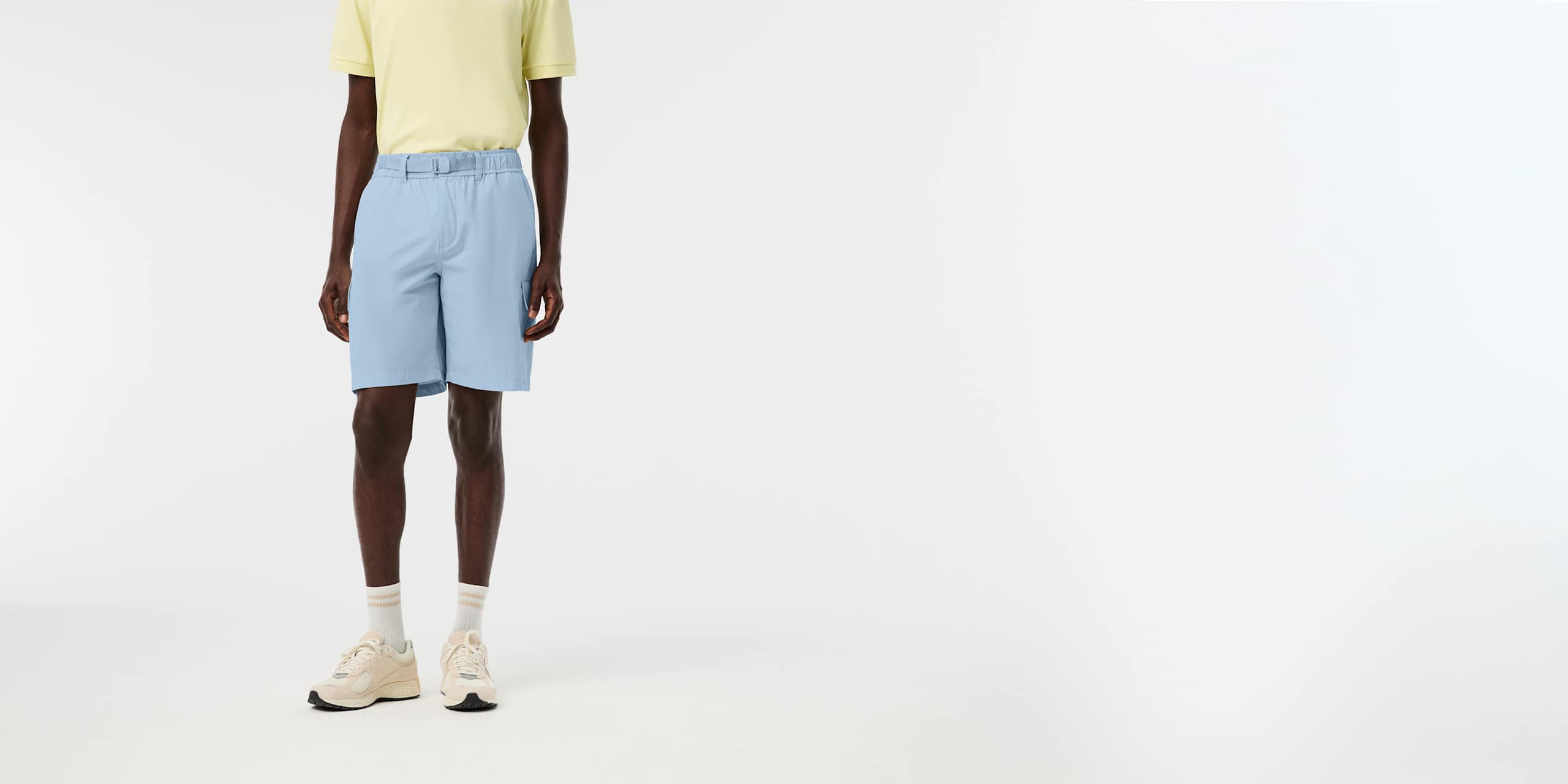 AlphaTauri | PLEX V1.Y10.01 | Pantaloncini cargo elasticizzati ad alte prestazioni in Clouded Blue for Uomo