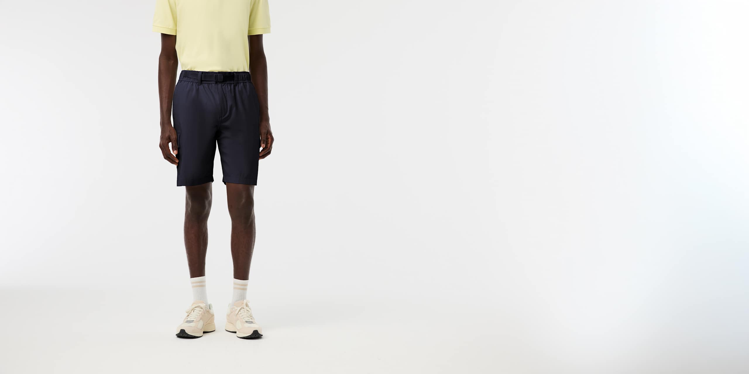 AlphaTauri | PLEX V1.Y10.01 | Performance Stretch Cargo Shorts in Dark Navy for Men