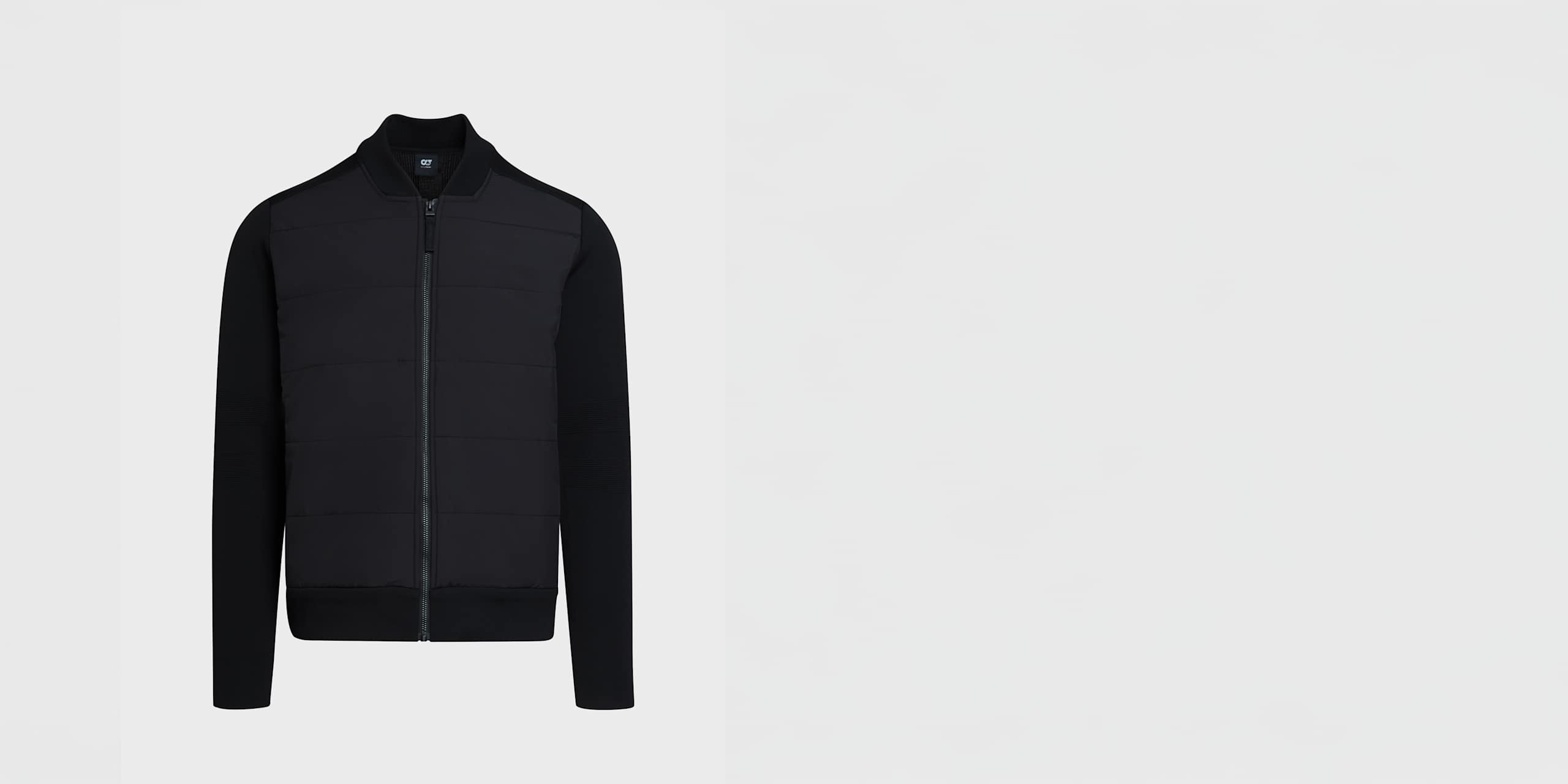 AlphaTauri | FADO V1.Y10.01 | Giacca in maglia ibrida in Black for Uomo
