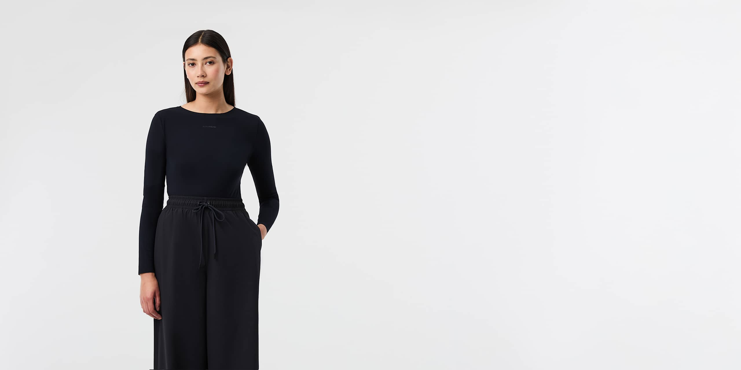 AlphaTauri | JACE V1.Y10.01 | Body de punto Power Stretch in Dark Navy for Mujer