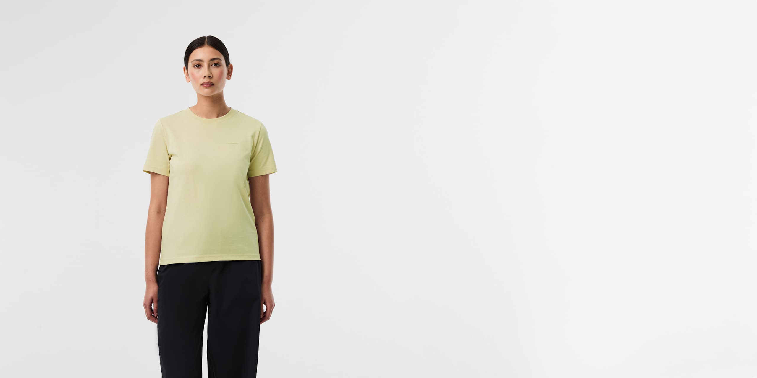 AlphaTauri | JERU V5.Y10.01 | T-Shirt aus Biobaumwolle in Lime Light für Damen