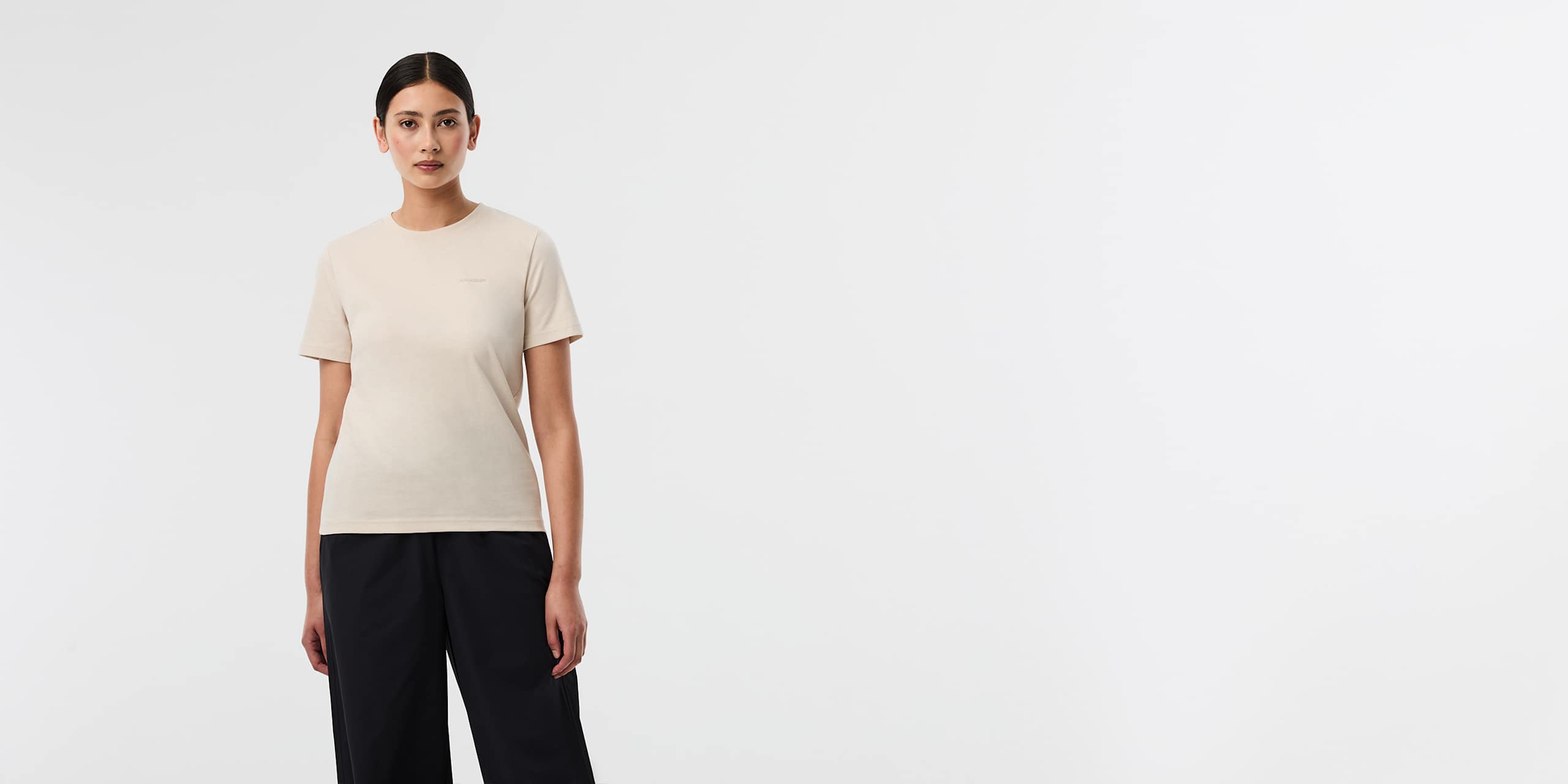 AlphaTauri | JERU V5.Y10.01 | Maglietta in cotone biologico in Stone for Donna