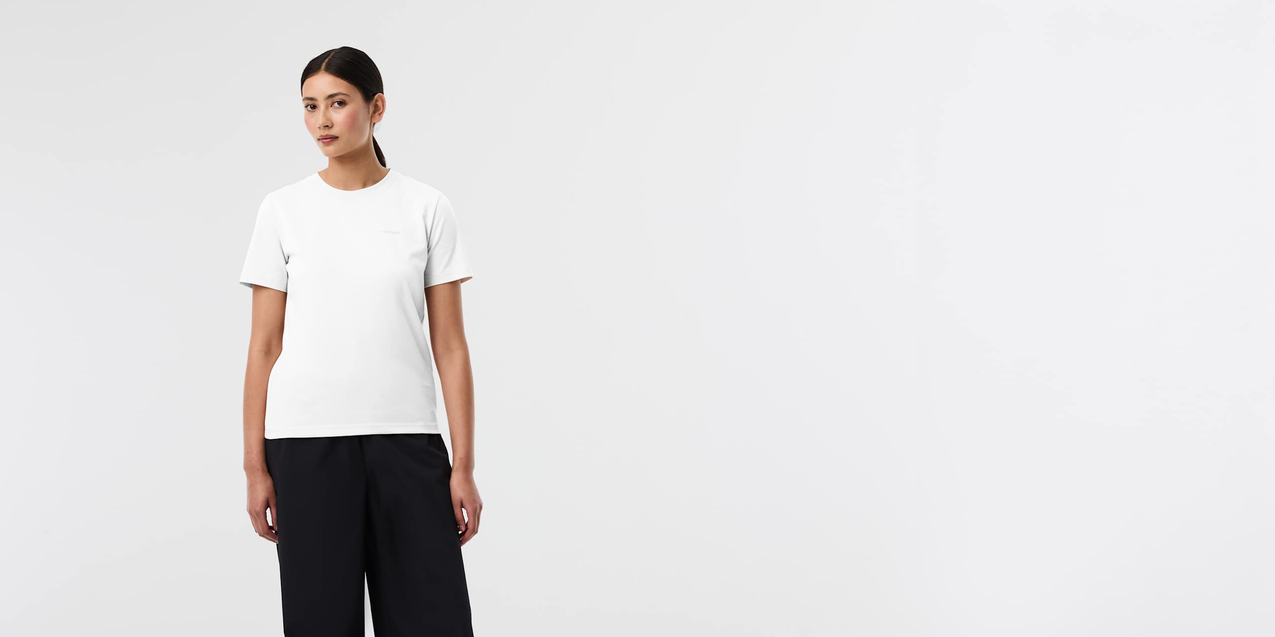 AlphaTauri | JERU V5.Y10.01 | T-shirt en coton biologique in White for Femme