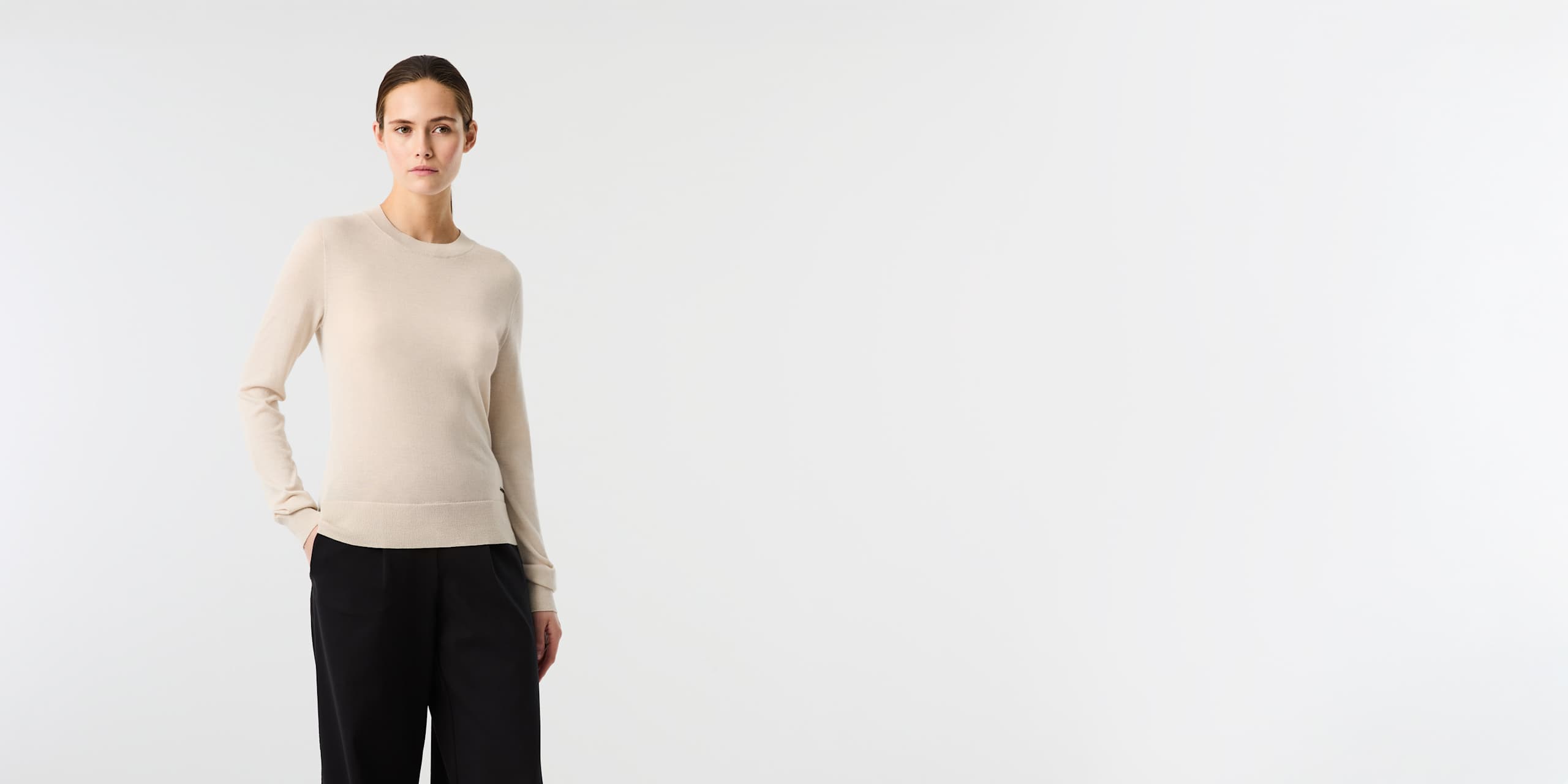 AlphaTauri | FONO V1.Y10.01 | Jersey Cashmax de punto en 3D  in Stone for Mujer