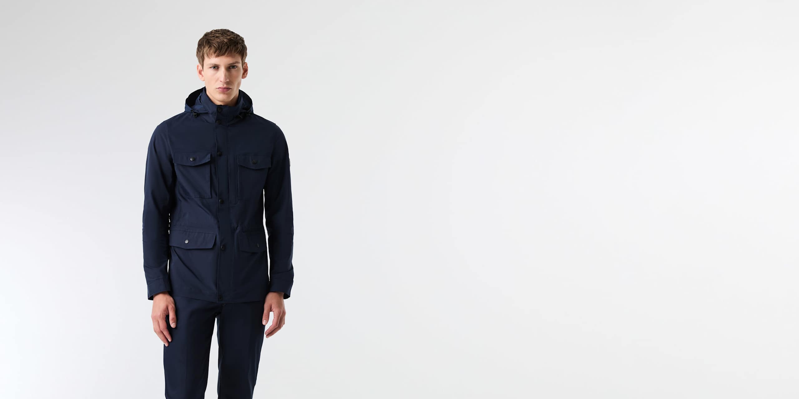 AlphaTauri | OBIGH V1.Y9.01 | Wasserabweisend Feldjacke in Navy für Herren AlphaTauri | OBIGH V1.Y9.01 | Wasserabweisend Feldjacke in Navy für Herren