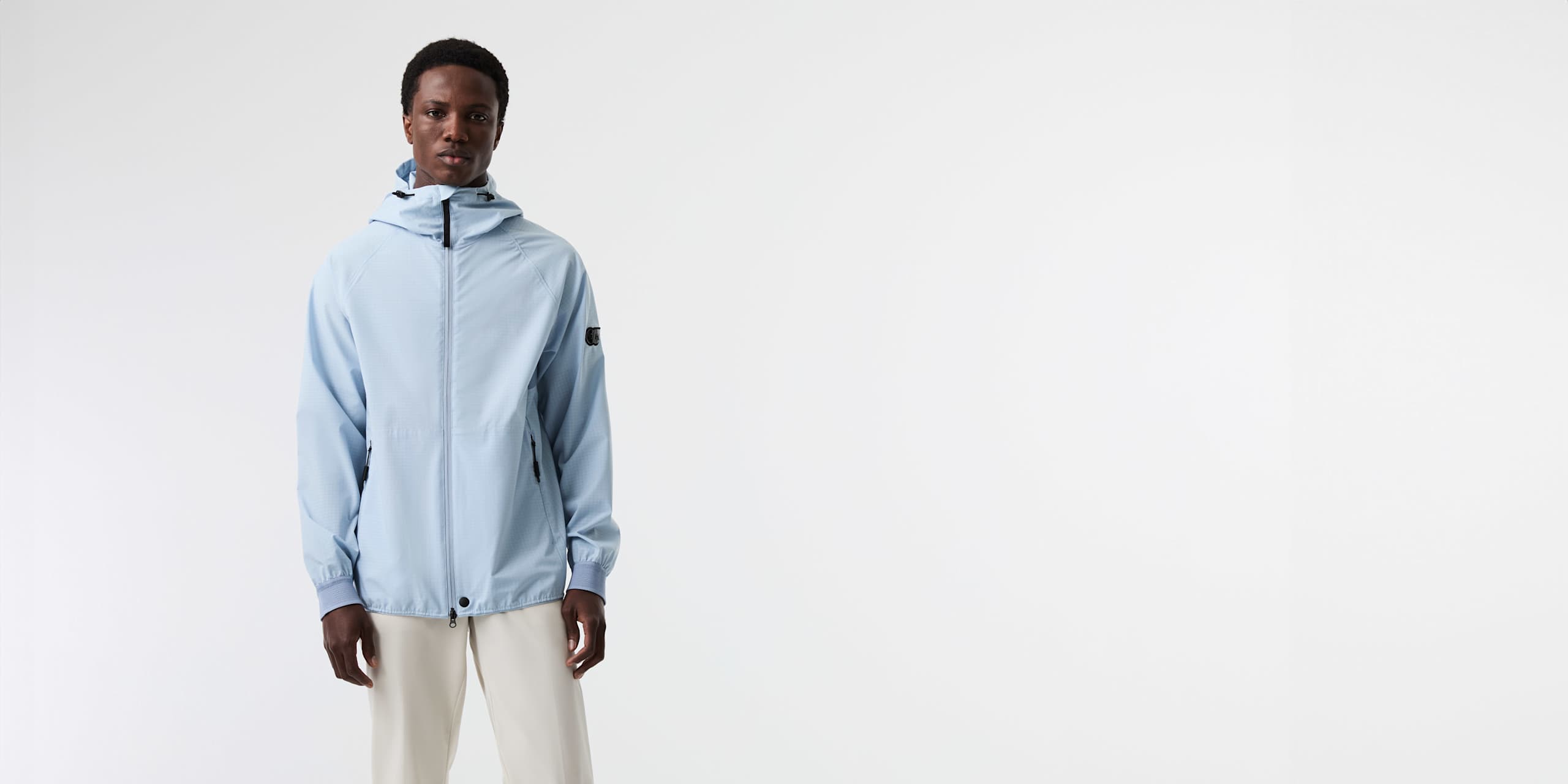 AlphaTauri | OTENT V1.Y9.01 | Veste légère Airflow in Fog Blue for Homme AlphaTauri | OTENT V1.Y9.01 | Veste légère Airflow in Fog Blue for Homme