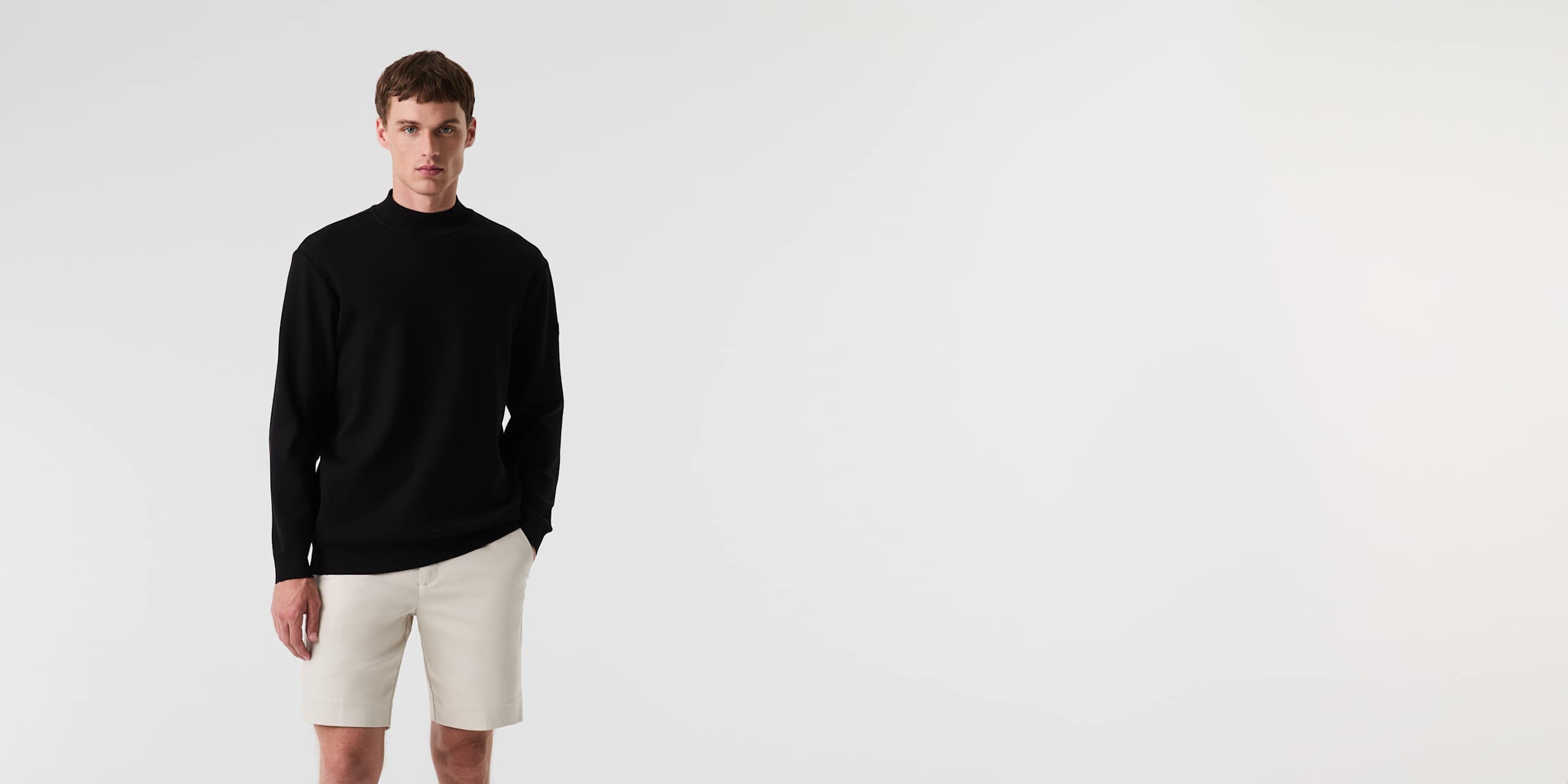 AlphaTauri | SAAMI V1.Y9.01 | Sweatshirt aus Baumwolle mit Interlock-Struktur in Schwarz für Herren AlphaTauri | SAAMI V1.Y9.01 | Sweatshirt aus Baumwolle mit Interlock-Struktur in Schwarz für Herren