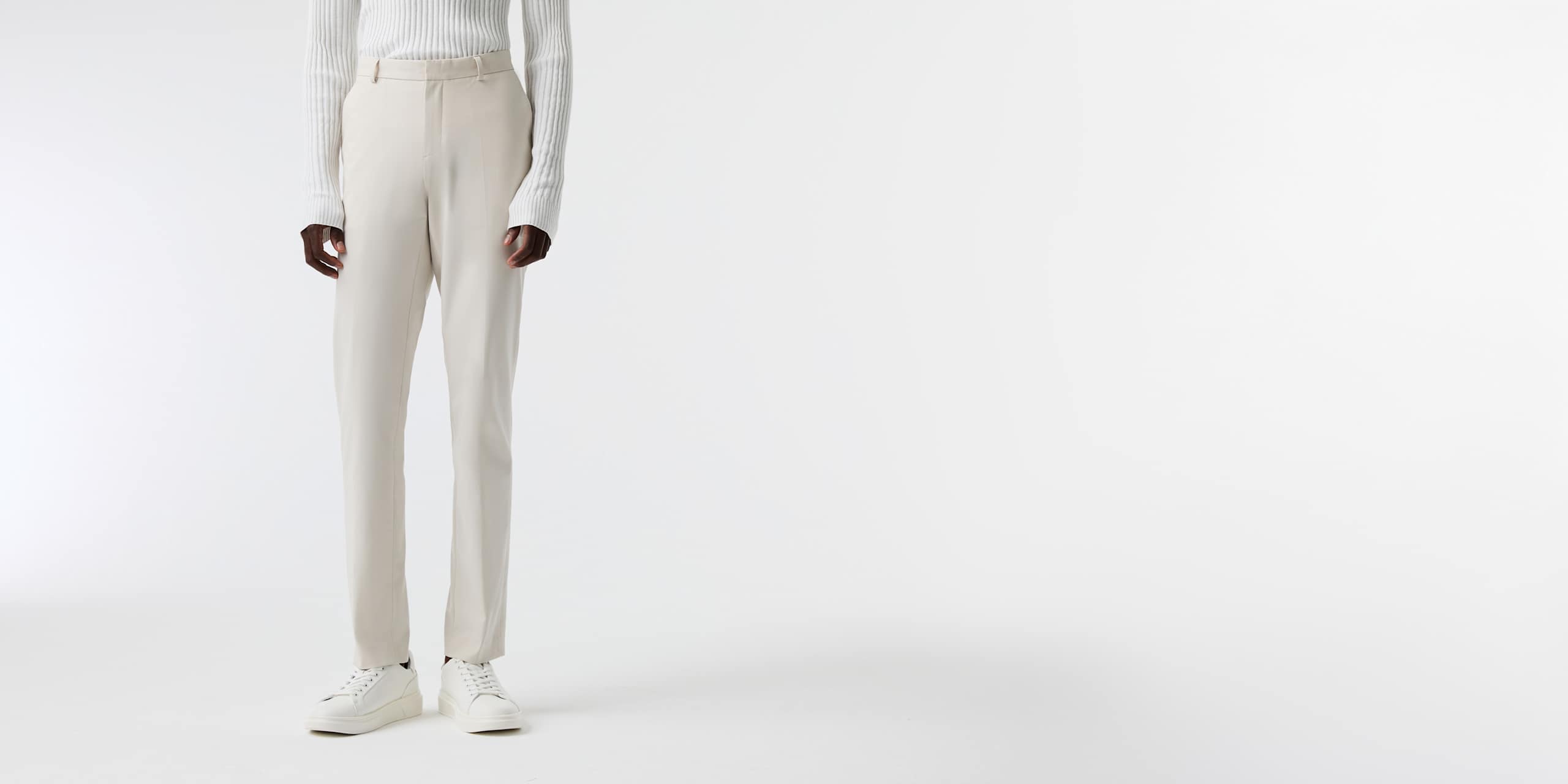 AlphaTauri | PETAR V1.Y9.01 | Hose aus Performance-Stretch in Stone für Herren AlphaTauri | PETAR V1.Y9.01 | Hose aus Performance-Stretch in Stone für Herren