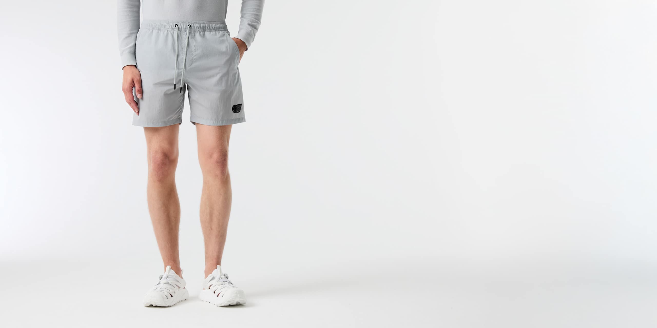 AlphaTauri | PETAL V1.Y9.01 | Short de bain léger in Gris Moyen for Homme AlphaTauri | PETAL V1.Y9.01 | Short de bain léger in Gris Moyen for Homme