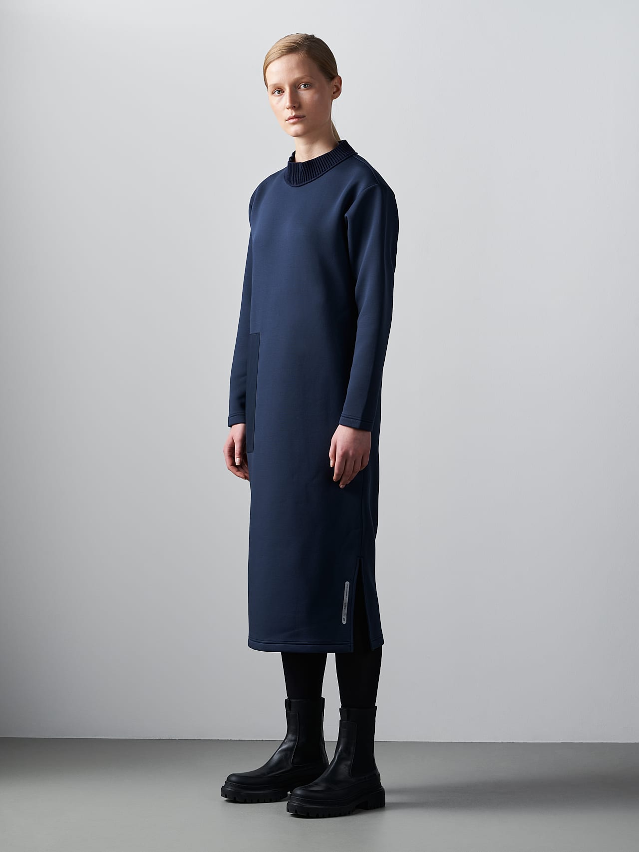 AlphaTauri | SINLE V1.Y5.02 | Technical Spacer Maxi Dress in navy for Women