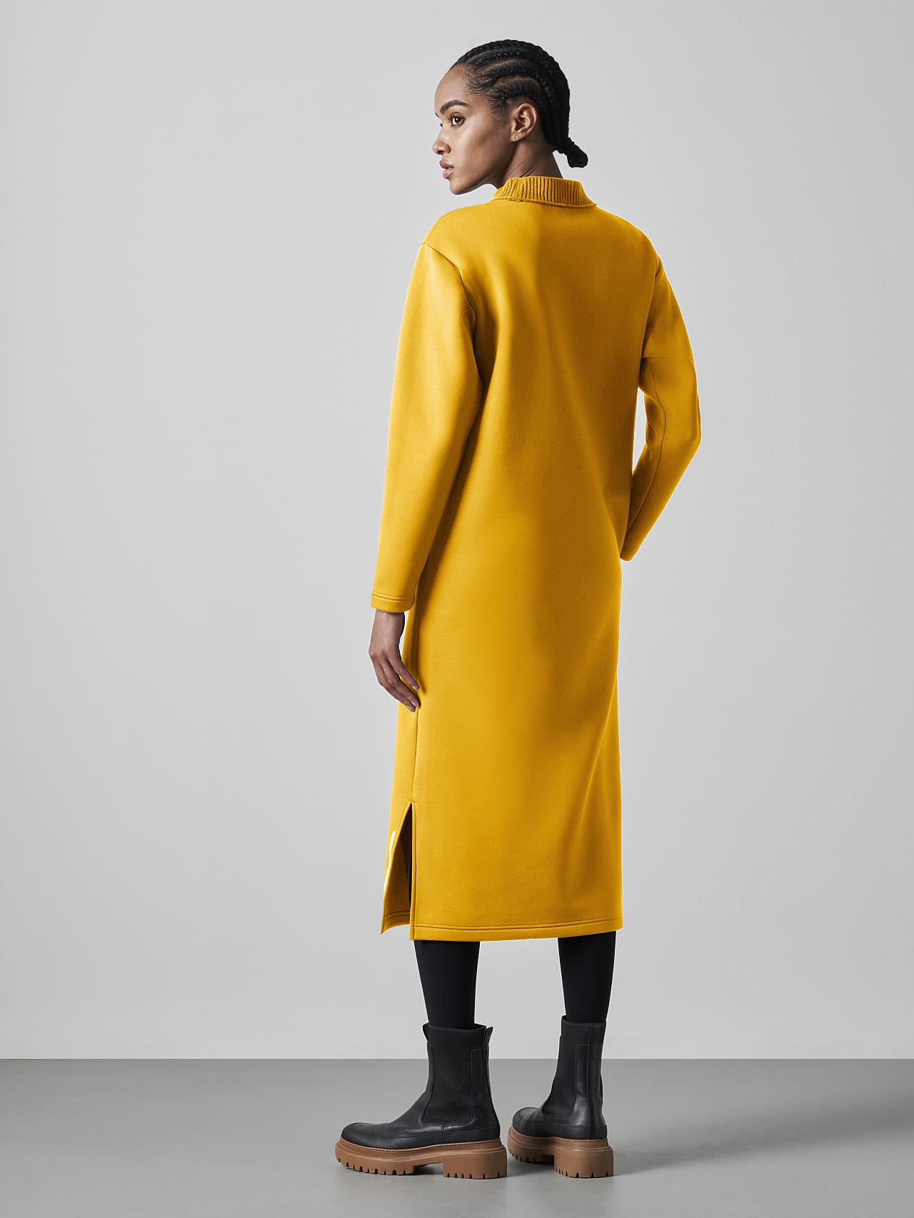 AlphaTauri | SINLE V1.Y5.02 | Technical Spacer Maxi Dress in yellow for Women