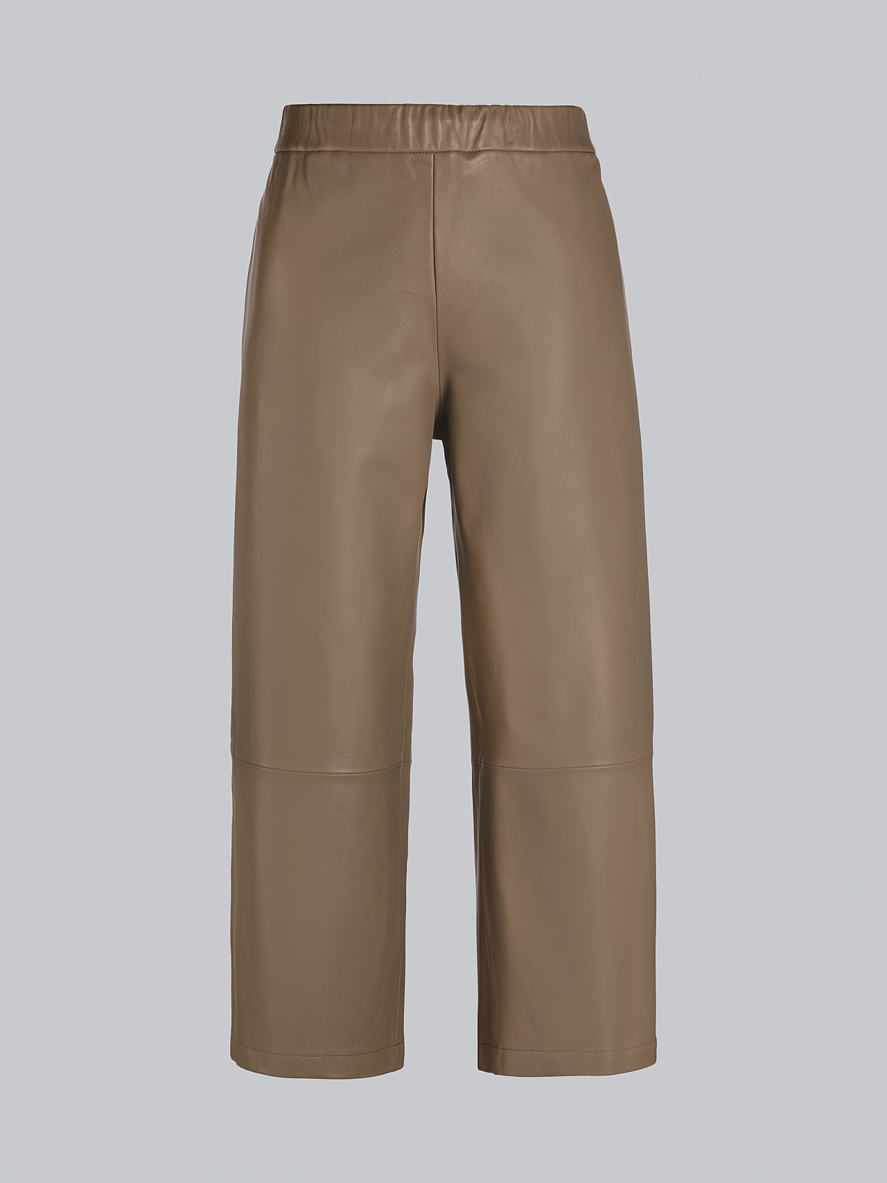 AlphaTauri | LANIA V1.Y5.02 | Leather Culottes in gold for Women