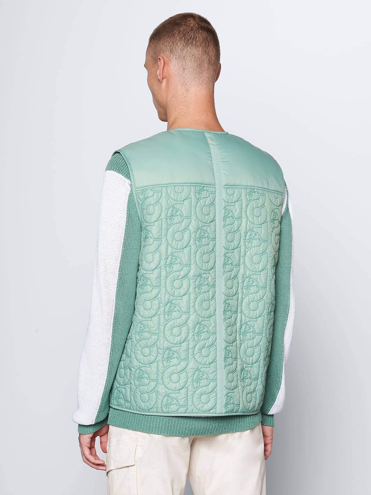 AlphaTauri | OGILAR V1.Y6.01 | Lightweight PrimaLoft® Vest with Logo Embroidery in turquoise for Men