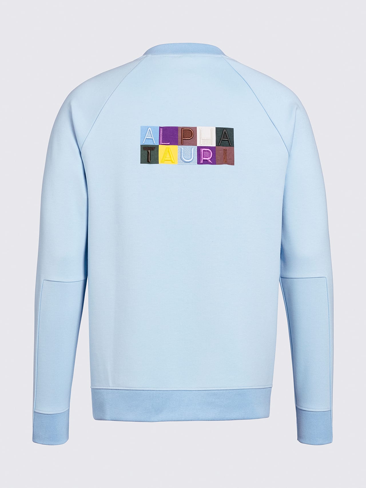 AlphaTauri | SEONE V1.Y6.01 | Sweat Jacket with Logo Embroidery in light blue for Men
