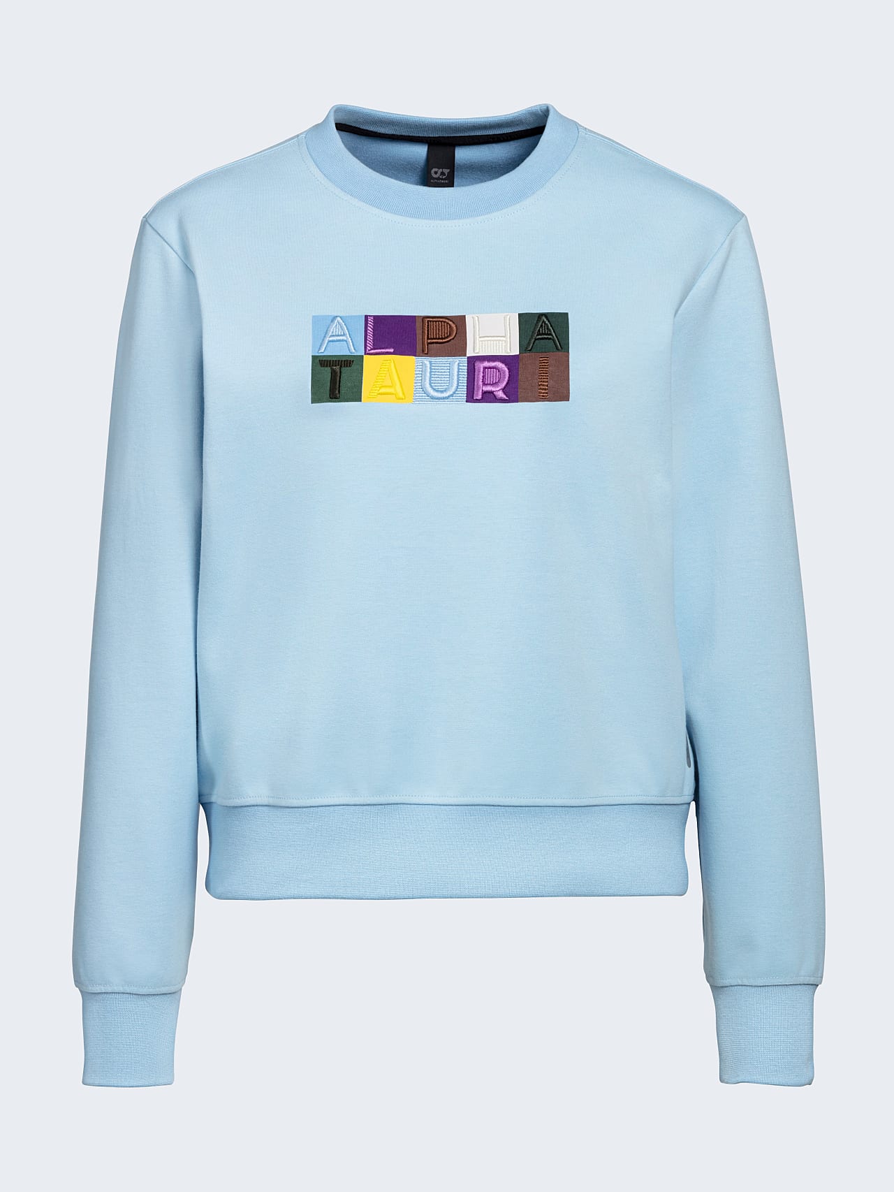 AlphaTauri | STEMB V1.Y6.01 | Sweater with Logo Embroidery in light blue for Women