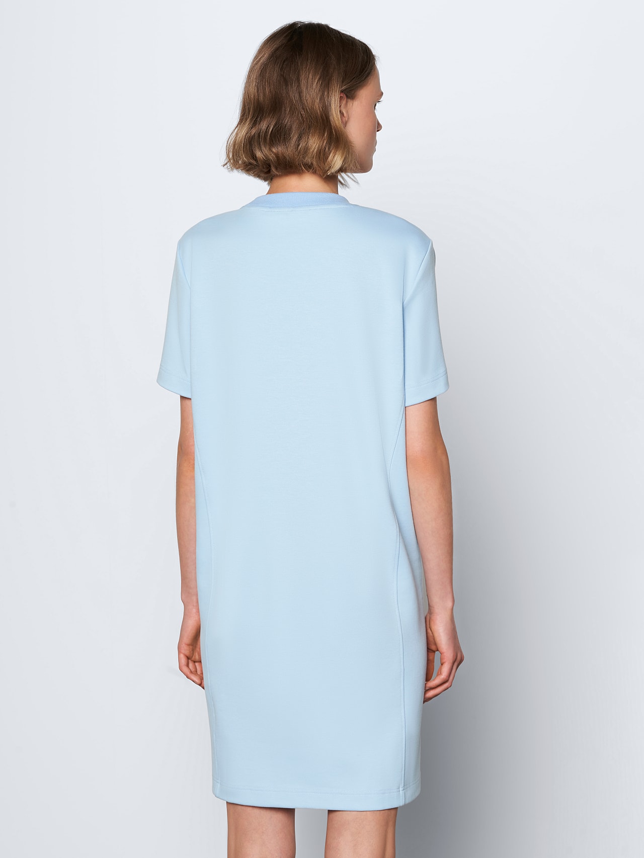 AlphaTauri | STAKU V1.Y6.01 | Sweat Dress with Logo Embroidery in light blue for Women