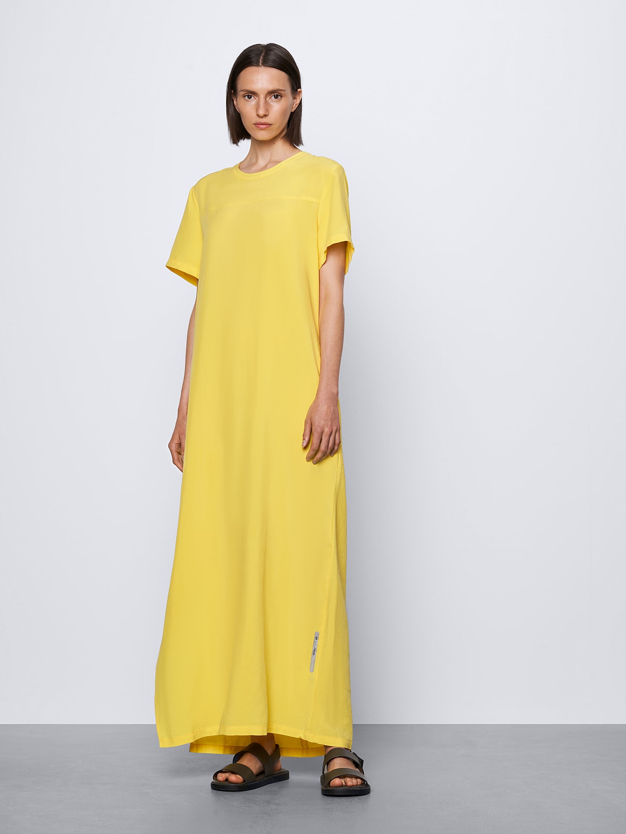 AlphaTauri | WALAD V1.Y6.01 | Straight Filagen® Maxi Dress in yellow for Women