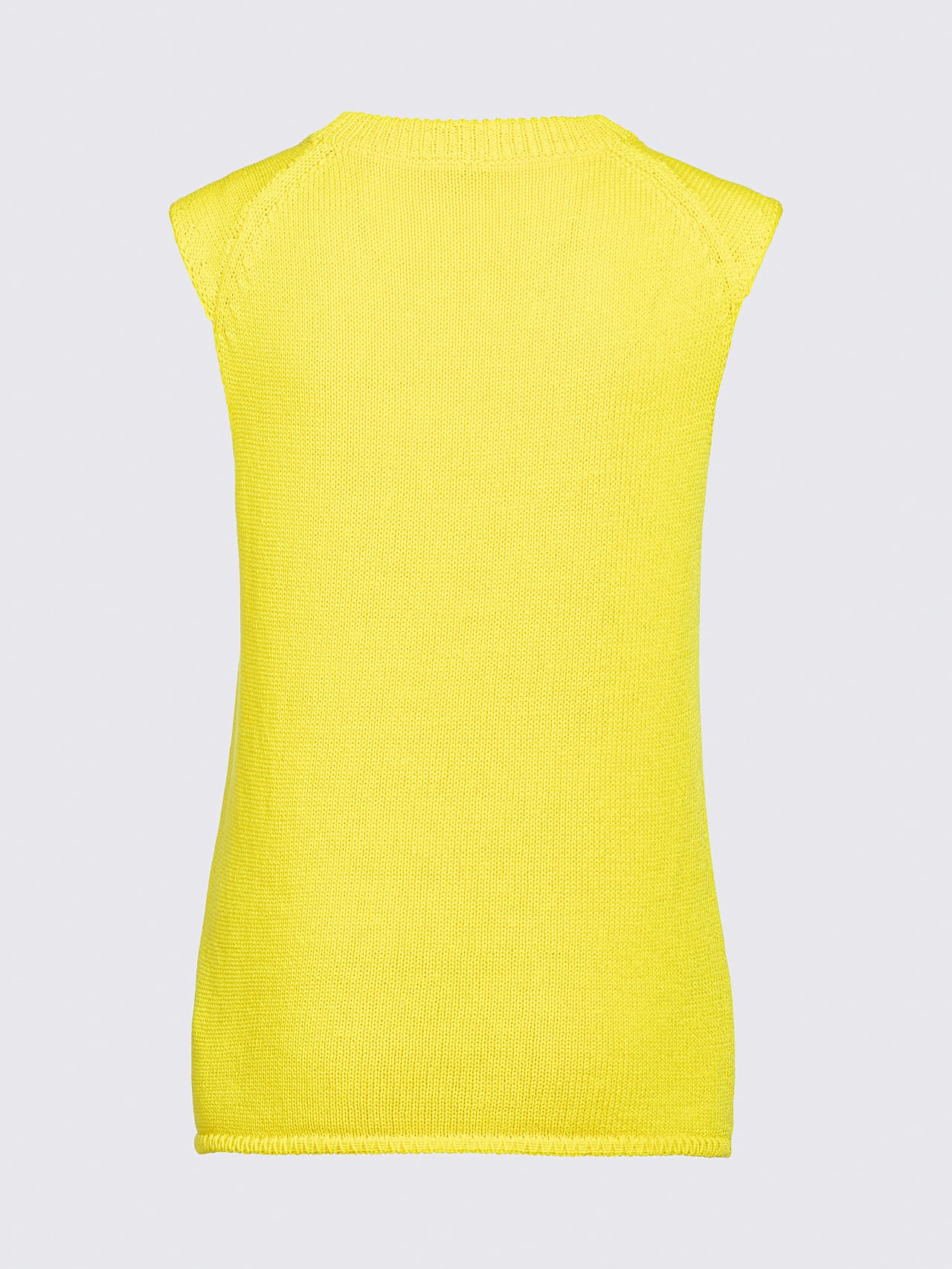 AlphaTauri | FOUTO V1.Y6.01 | Colourblock Knit Top in yellow for Women