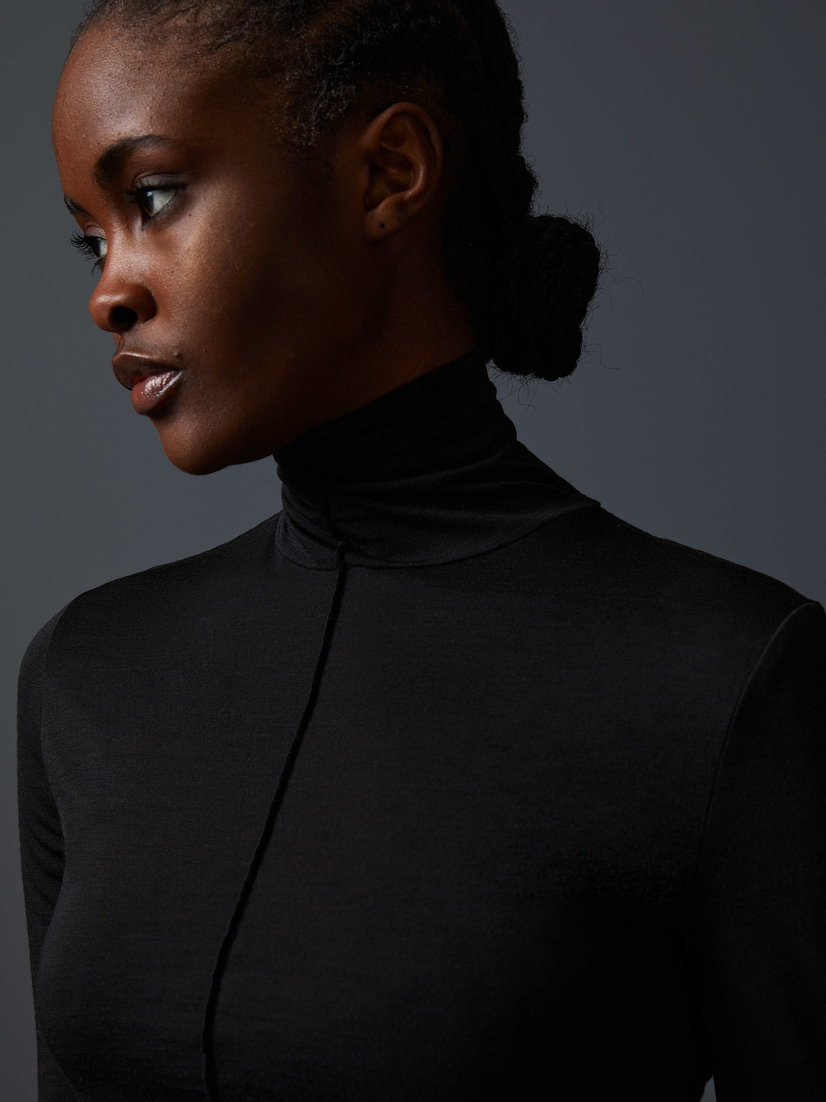 AlphaTauri | JAPSH V1.Y6.02 | Lightweight Wool-Blend Turtleneck in Black for Women