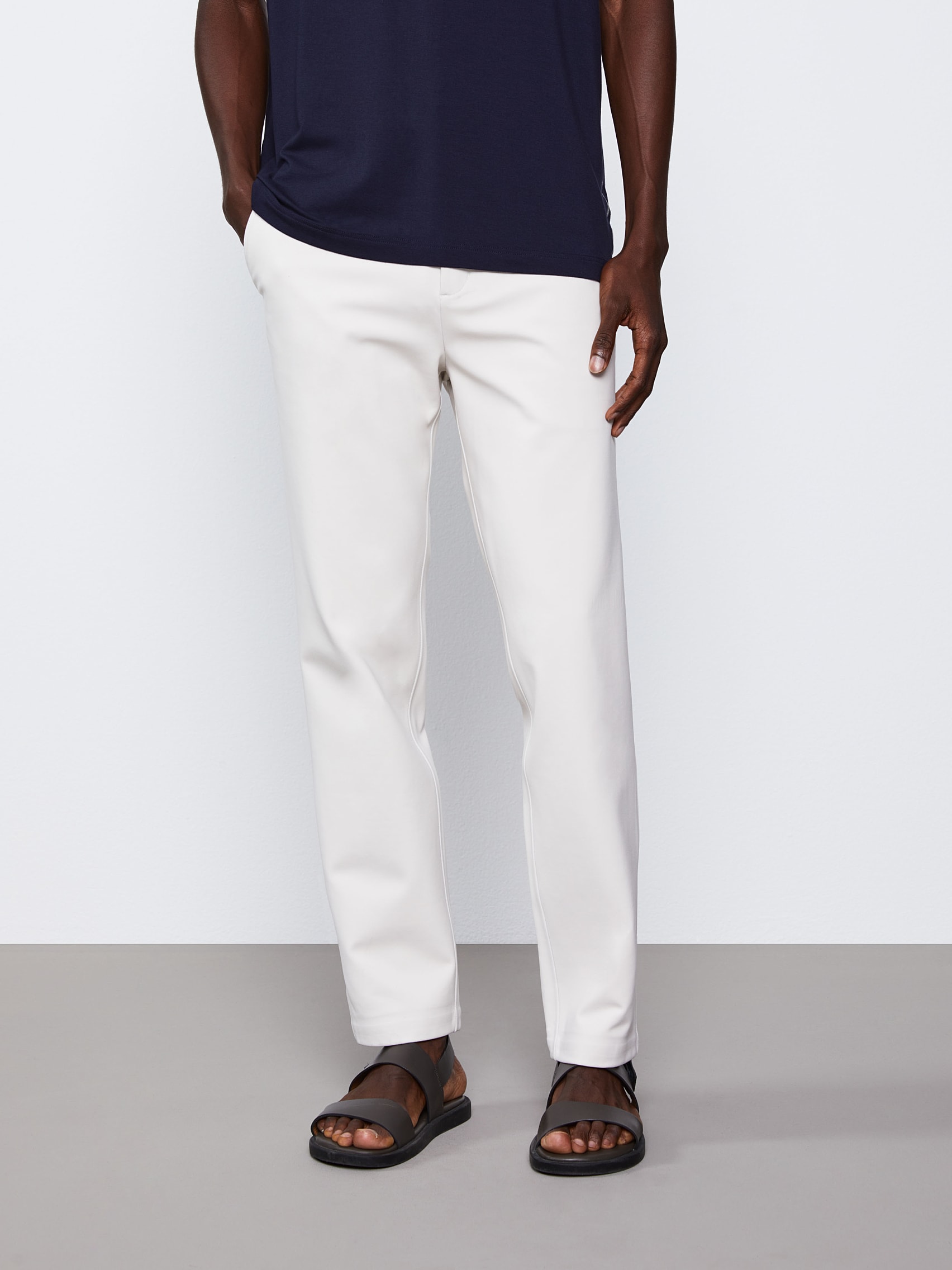 AlphaTauri | PRINO V3.Y6.01 | Waterproof Taurobran® Sweatpants in offwhite for Men